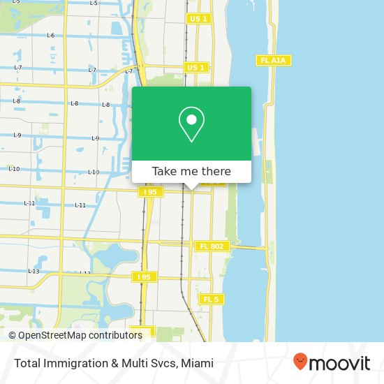 Total Immigration & Multi Svcs map