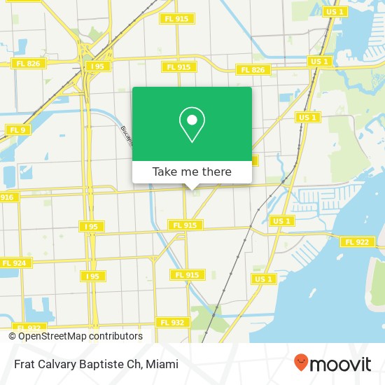 Mapa de Frat Calvary Baptiste Ch