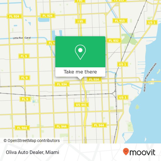 Oliva Auto Dealer map