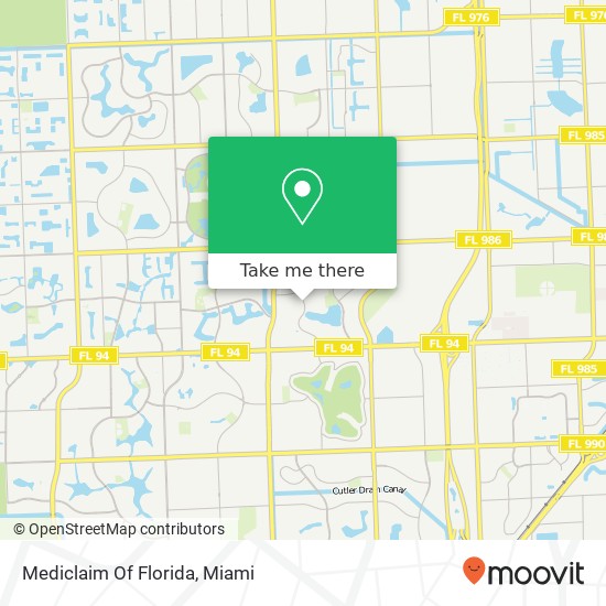 Mapa de Mediclaim Of Florida
