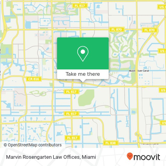 Mapa de Marvin Rosengarten Law Offices