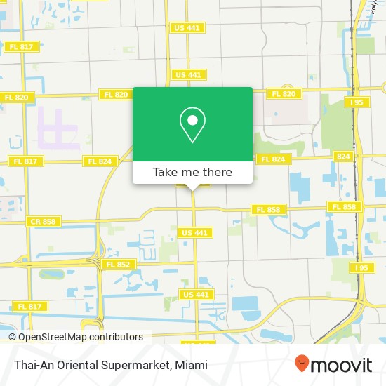 Mapa de Thai-An Oriental Supermarket