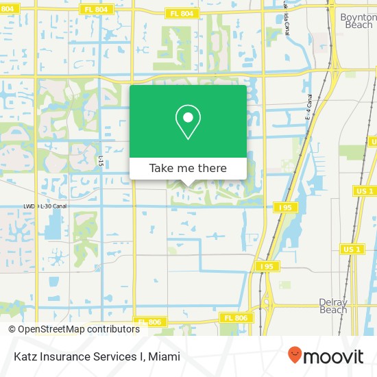 Katz Insurance Services I map