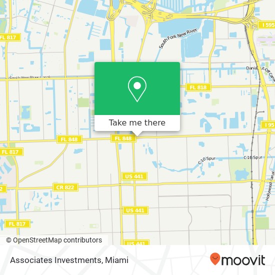 Associates Investments map