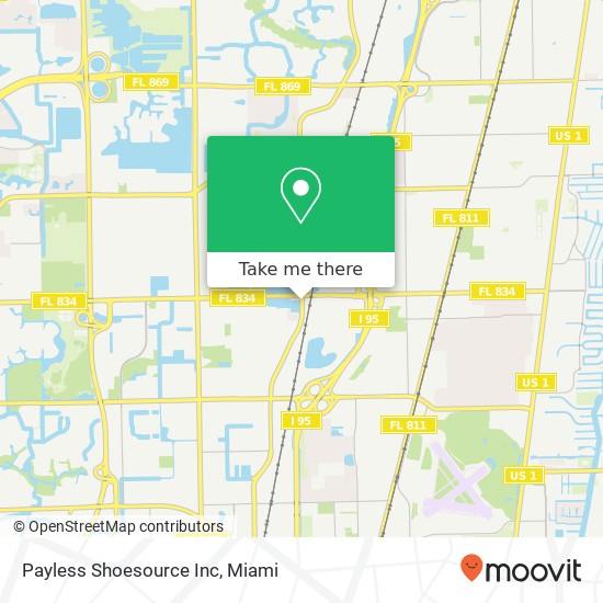 Payless Shoesource Inc map