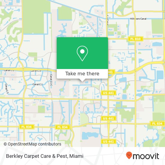 Mapa de Berkley Carpet Care & Pest