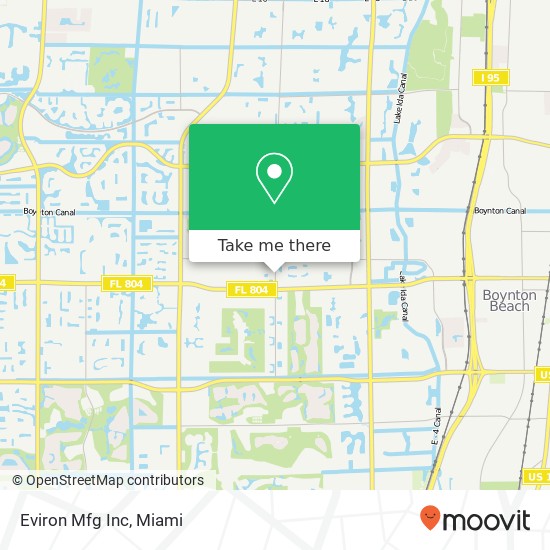 Eviron Mfg Inc map