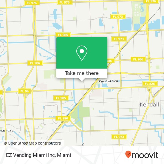 Mapa de EZ Vending Miami Inc