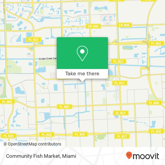 Community Fish Market map