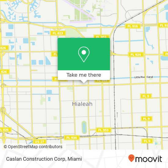 Caslan Construction Corp map