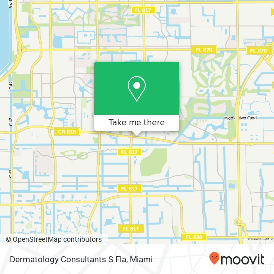 Dermatology Consultants S Fla map