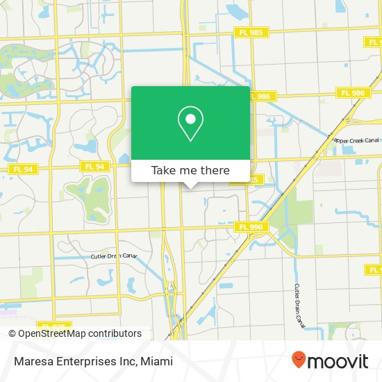 Maresa Enterprises Inc map