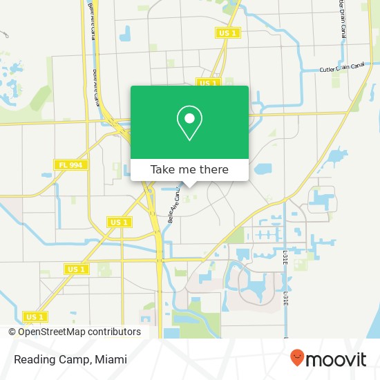 Mapa de Reading Camp