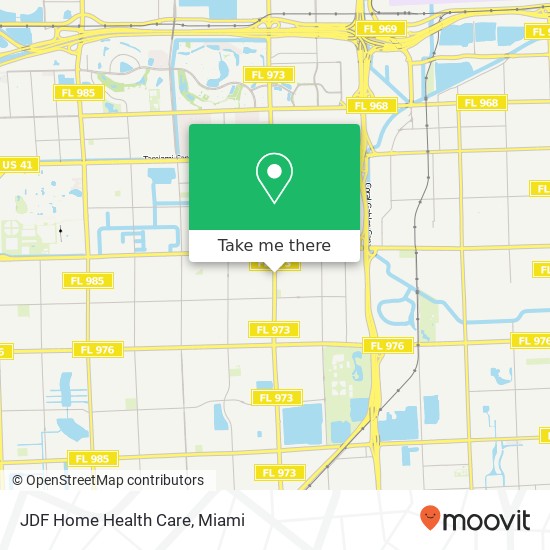 JDF Home Health Care map