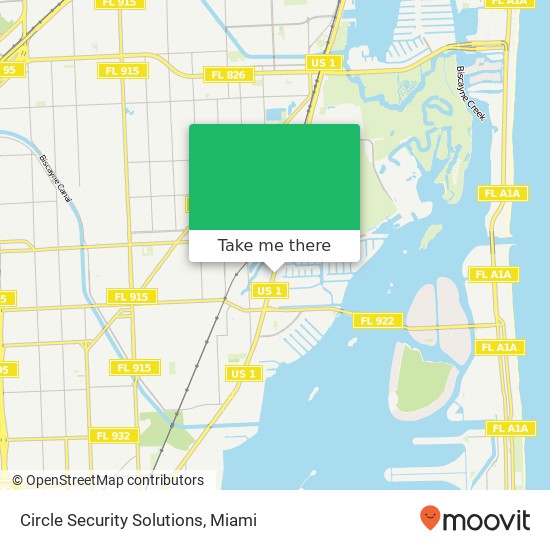 Mapa de Circle Security Solutions