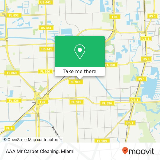 Mapa de AAA Mr Carpet Cleaning