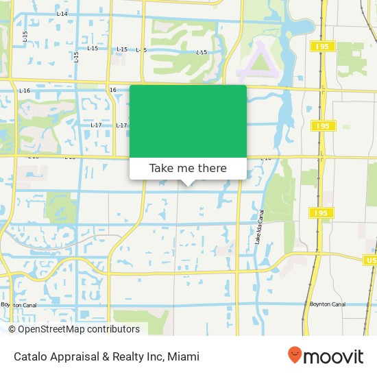 Mapa de Catalo Appraisal & Realty Inc