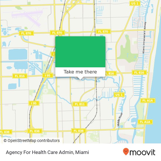 Agency For Health Care Admin map