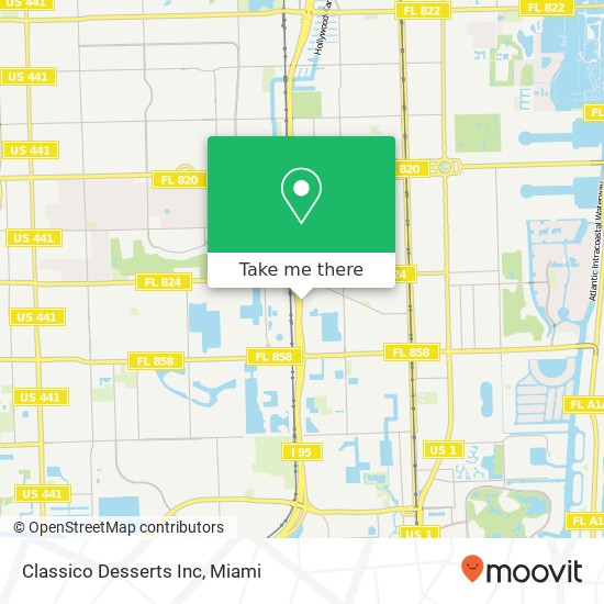 Classico Desserts Inc map