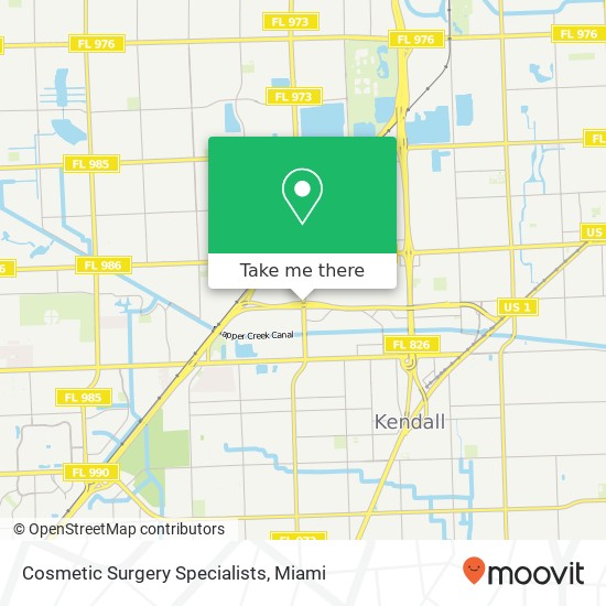 Mapa de Cosmetic Surgery Specialists