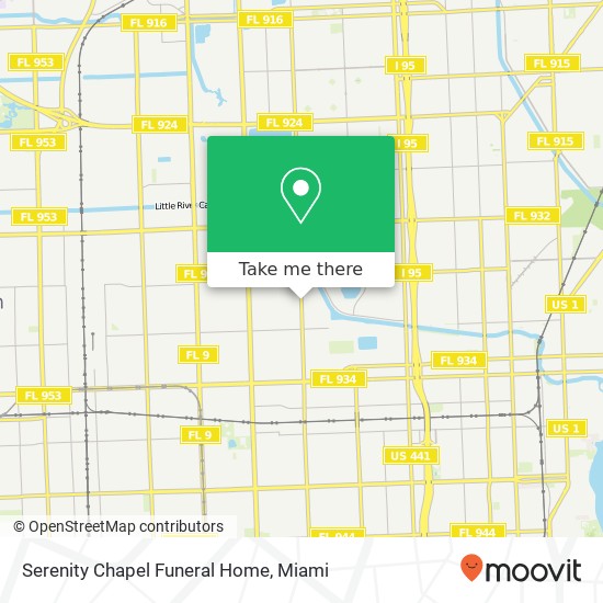 Mapa de Serenity Chapel Funeral Home
