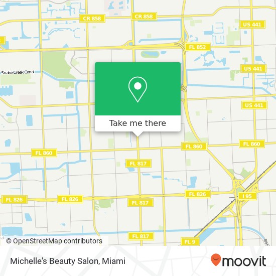 Mapa de Michelle's Beauty Salon
