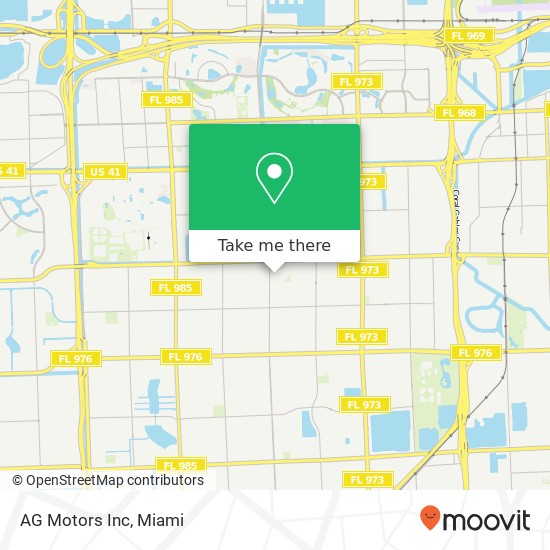 AG Motors Inc map