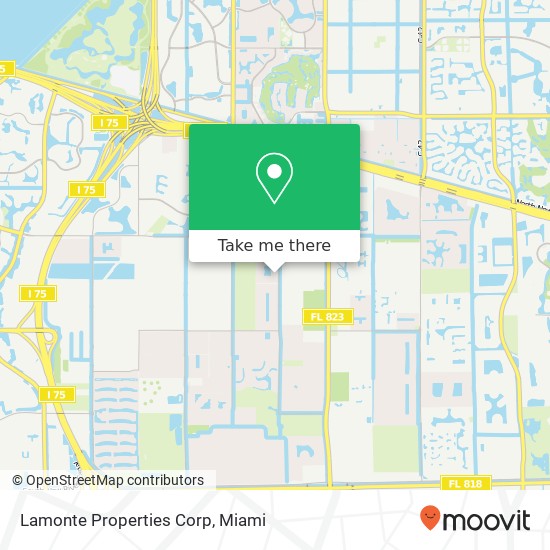 Lamonte Properties Corp map