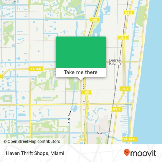 Haven Thrift Shops map