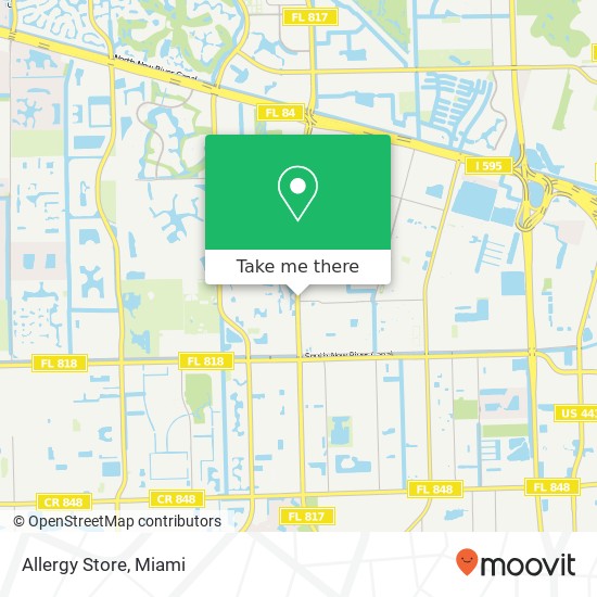 Mapa de Allergy Store