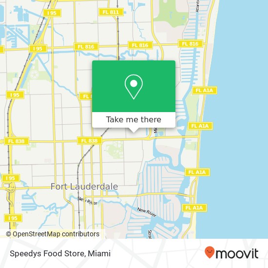 Mapa de Speedys Food Store