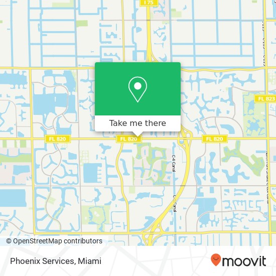 Phoenix Services map