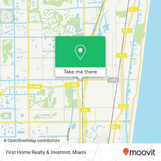 Mapa de First Home Realty & Invstmnt