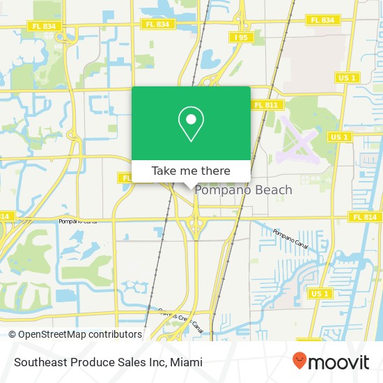 Southeast Produce Sales Inc map