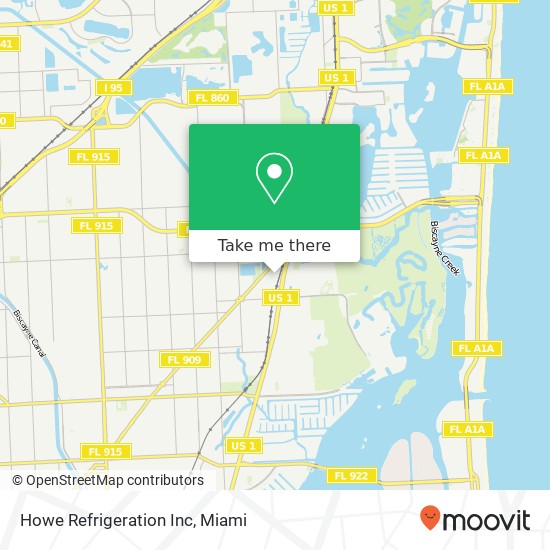 Howe Refrigeration Inc map