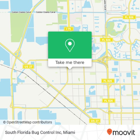 Mapa de South Florida Bug Control Inc