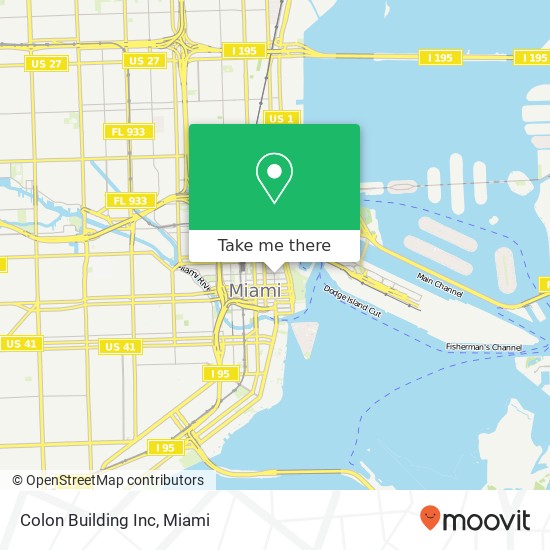 Colon Building Inc map