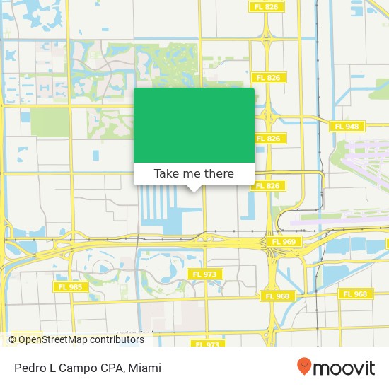 Pedro L Campo CPA map