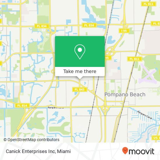 Canick Enterprises Inc map