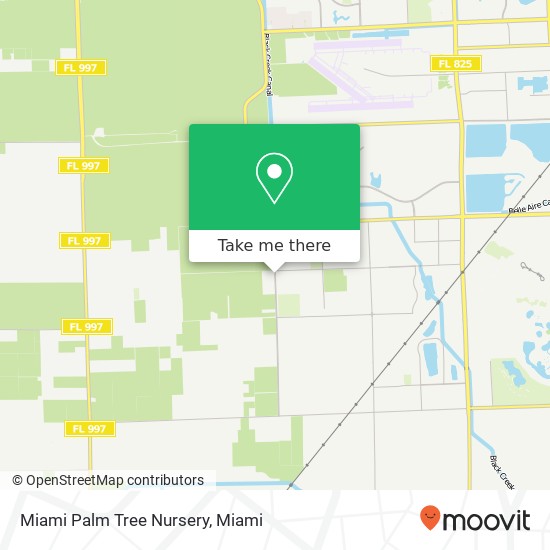 Mapa de Miami Palm Tree Nursery