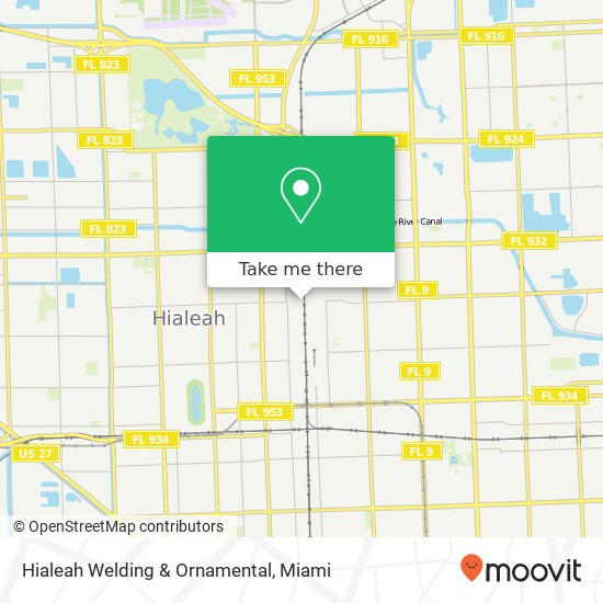 Hialeah Welding & Ornamental map