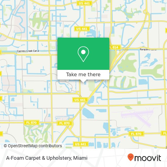 A-Foam Carpet & Upholstery map