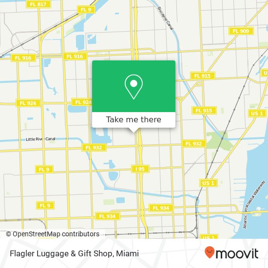 Flagler Luggage & Gift Shop map