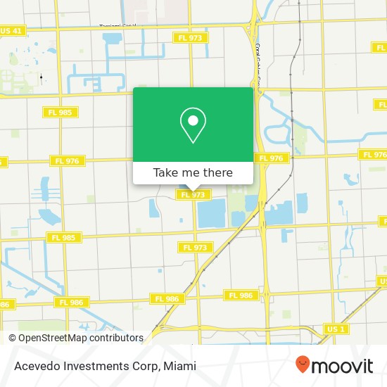 Acevedo Investments Corp map