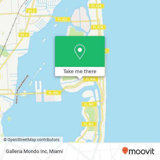 Galleria Mondo Inc map