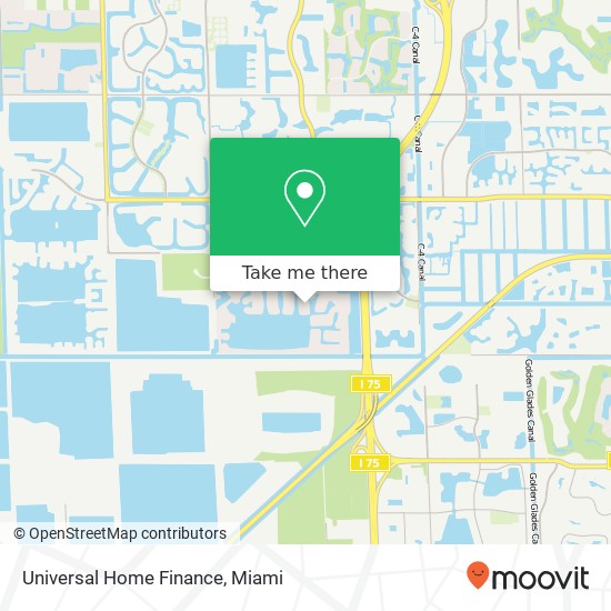 Universal Home Finance map