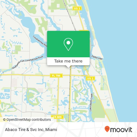 Abaco Tire & Svc Inc map