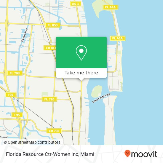 Mapa de Florida Resource Ctr-Women Inc