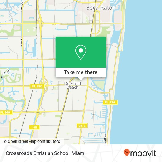 Mapa de Crossroads Christian School