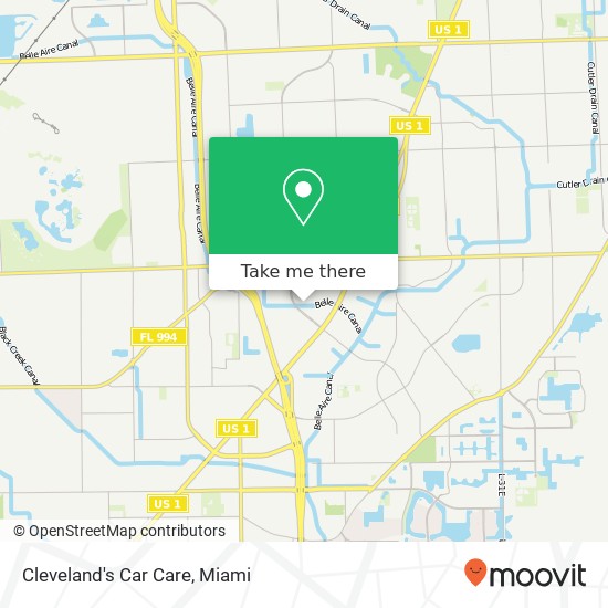 Mapa de Cleveland's Car Care